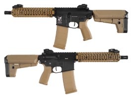 Rifle airsoft AR15 MK18 Alpha Full metal - TAN/Negro [Delta Armory]