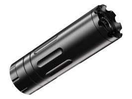 Nasvětlovací tlumič FLARE Smoky BT + měřič rychlosti střel (chrono) - černá [E-Shooter]