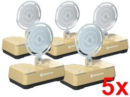 Electronic airsoft training target Sentry 2 BT - TAN, SET OF 5 PIECES [E-Shooter]