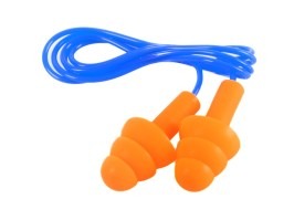 Špunty do uší MaxDefence Silicone M04 se šňůrkou [EARMOR]