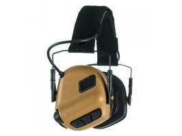 Electronic Hearing Protector M31 PLUS with AUX input - Coyote Brown [EARMOR]