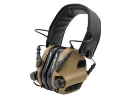 Electronic Hearing Protector M31 with AUX input - Coyte Brown [EARMOR]