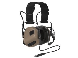 Electronic Hearing Protector M32 PLUS with microphone - TAN [EARMOR]