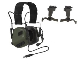 Electronic Hearing Protector M32X PLUS ARC with microphone - Foliage Green [EARMOR]