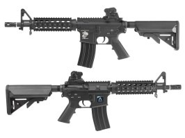 Rifle de airsoft M4 RIS CQB con la caja de cambios QD v 1.5 - negro (EC-302) [E&C]