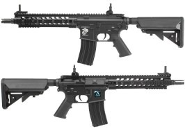 Airsoft rifle SR16-E3 URX3 10”s tlumičem - black (EC-317SE) [E&C]