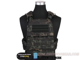 Vesta AVS s nosičem plátů , těžká verze 500D - Multicam Black [EmersonGear]