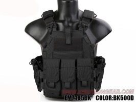 Gilet tactique porte-plaque Quick Release 094K - Noir [EmersonGear]