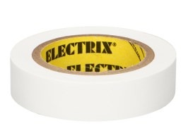 PVC electrical tape Electrix 0,13x15x10m - white [Anticor]