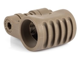 Tactical tilting flashlight socket with RIS rail mounting - DE [Element]