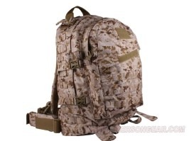 3-Day Molle Assault Backpack Bag, Nylon 1000D, 35L - AOR1 [EmersonGear]