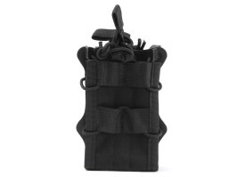 Double modular rifle magazine pouch - black [EmersonGear]