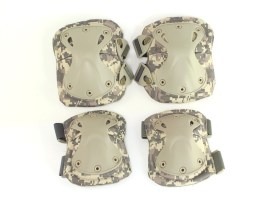 Tactical elbow and knee pad set - ACU [EmersonGear]