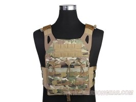 Jumer Plate Carrier With Triple M4 Pouch and dummy ballistic plates - Multicam [EmersonGear]
