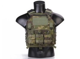 420 Plate Carrier Tactical Vest With 3 Pouches - Multicam Tropic [EmersonGear]
