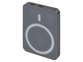 Powerbanka WI 522, 5000mAh, 20W+Wireless - šedá [EMOS]