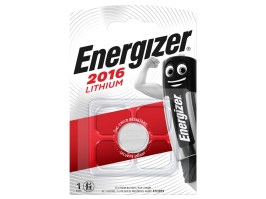 Lithium button battery 3V CR2016 - 1pcs [Energizer]