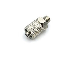 HPA 6 mm hose coupling with screwed catch - straight - male M5 thread [EPeS]