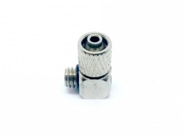 HPA 6 mm hose coupling with screwed catch - 90° - male M6 thread [EPeS]