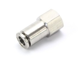 HPA 6 mm hose coupling - straight - female 1/8NPT thread [EPeS]