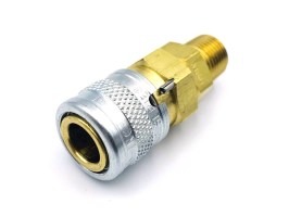 HPA QD lockable socket (Foster) - male 1/8 NPT [EPeS]