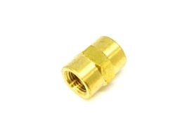 HPA straight coupling, 2x female 1/8NPT [EPeS]