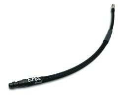 IGL SlimLine hose for HPA system - male QD + 1/8NPT - 25cm with braided - Black [EPeS]