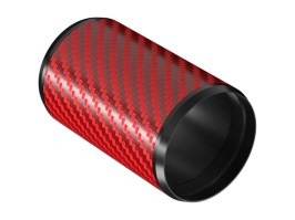 Carbon housing for FLARE Tracer units - red [E-Shooter]