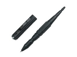 Tactical pen with glass breaker (KBT-02-B) - black [ESP]