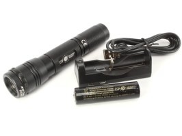 Tactical 10W LED  flashlight HELIOS 10 + USB adapter and battery [ESP]