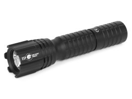 Tactical 10W LED flashlight BARRACUDA 10, 1 mode + USB adapter and battery [ESP]