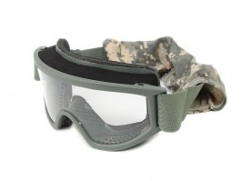 Land Ops goggle with ballistic resistance, FG - clear, gray [ESS]