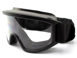 Vehicle Ops goggle with ballistic resistance, black - clear, gray [ESS]