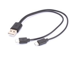 Dual microUSB charging cable [Fenix]