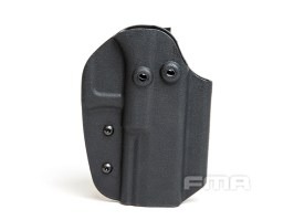 Opaskové pouzdro KYDEX pro pistole G17, zavírací přezka - Černé [FMA]