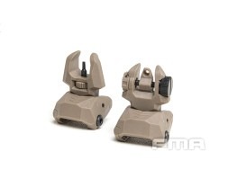 Front & rear backup sight set - Desert [FMA]