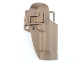 Opaskové plastové puzdro pre pištole M92 a M9 - DE [FMA]