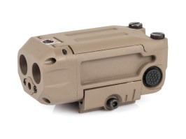 Taktická LED svítilna + IR laser s RIS montáží na zbraň - Desert [FMA]