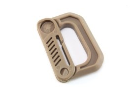 Universal 5cm D shape quick hook plastic bucle - DE [FMA]