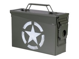 Boîte de munitions, calibre 30 mm – Étoile de l'armée américaine [Fosco]