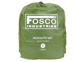 Moskytiéra (síť proti hmyzu) pro 1 osobu - zelená [Fosco]