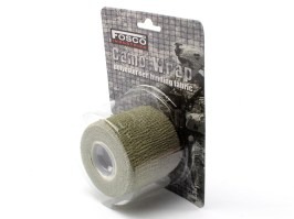 Stretch bandage tape 4,5 m x 5 cm - OD (Green) [Fosco]