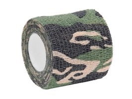 Maskovací páska 4,5 m x 5 cm - Woodland [Fosco]