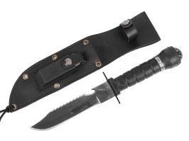 Survival knife - black [Fosco]