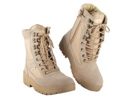 Sniper Pro boots with YKK zipper - Khaki [Fostex Garments]