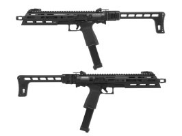 Pistolet airsoft SMC-9, blowback à gaz (GBB) - noir - NON FONCTIONNEL [G&G]