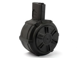 Chargeur Hi-Cap à tambour pour M4/M16, 2300 cartouches, remontée manuelle - noir [G&G]