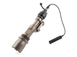 High Brightness M961 LED Tactical Flashlight with RIS Mount - Dark earth [Night Evolution]