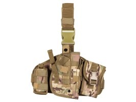 Drop leg molle panel with pouches and pistol holster - Multicam
 [Imperator Tactical]