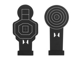 Set of training matel targets 19x10cm (2pcs) - Black [Imperator Tactical]